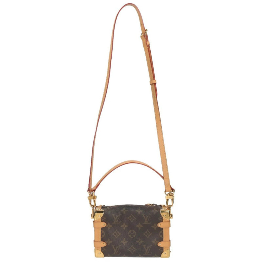 Louis Vuitton Brown Monogram Trunk Tone Side Shoulder Bag